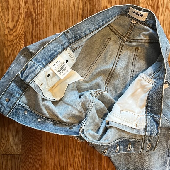 AGolde Fold Waistband Shorts Size 30 NWT - Picture 10 of 12